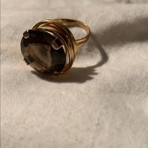 Banana Republic topaz costume jewelry stone ring